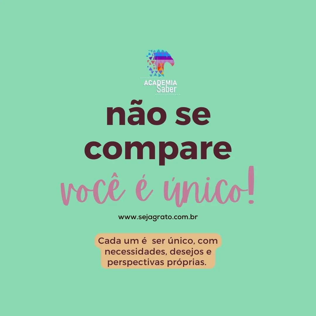 Cada Um é um Ser Único: